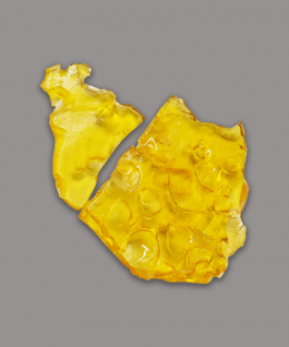 Cannabis shatter concentrate.