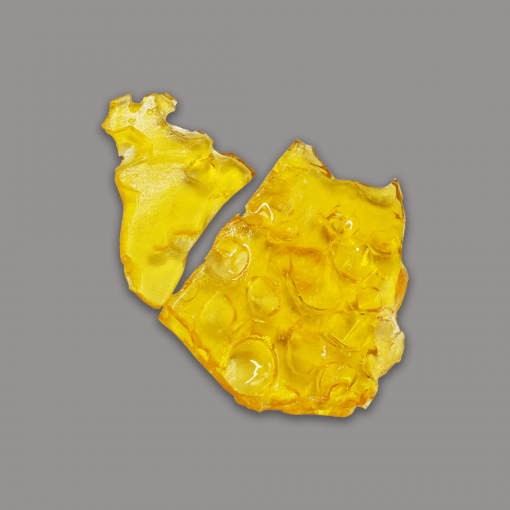 Cannabis shatter concentrate.